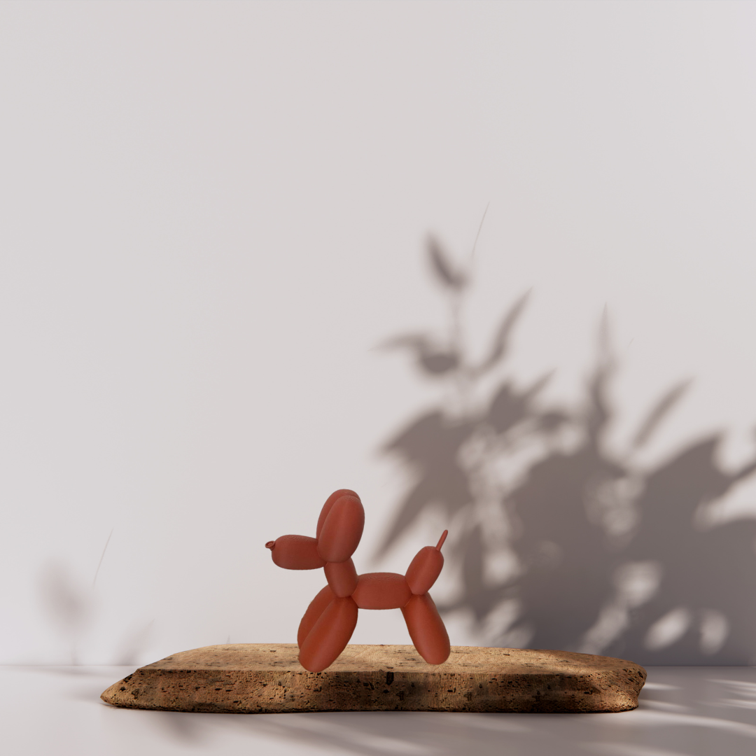 Ballonhond – 3D Geprint Kunstobject