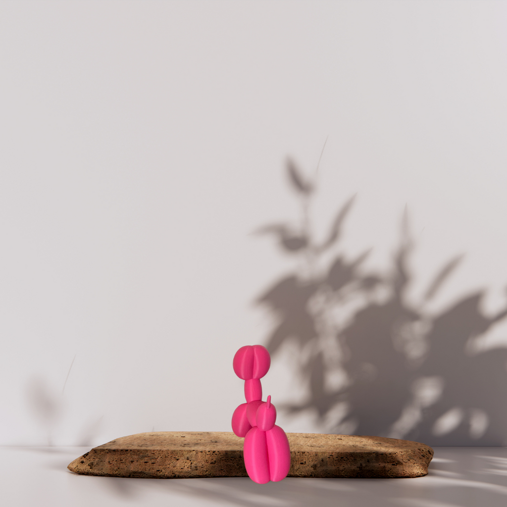 Ballonhond – 3D Geprint Kunstobject
