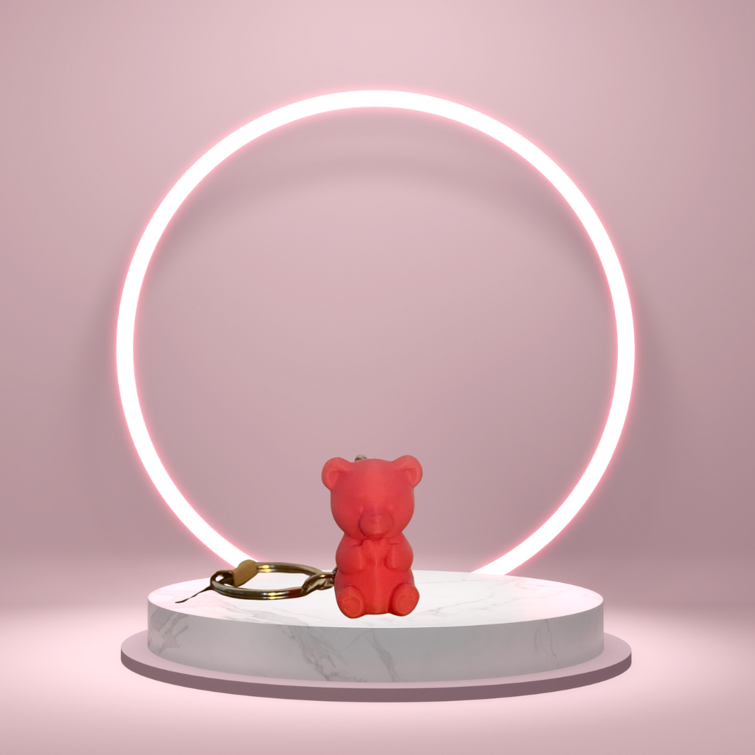 KeyChain - Bear with heart